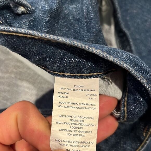 Dickies Carpenter Jeans 2007 New size 44 by 32 tool pockets hammer loop - Picture 4 of 10